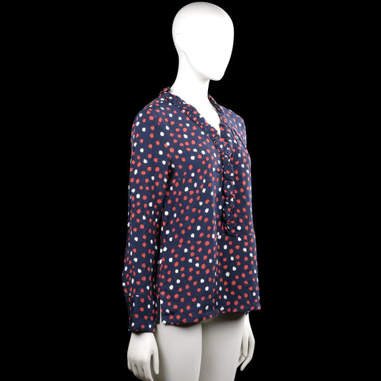 Blouse - Navy & Red - Size 34