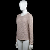 Long-sleeve top - Taupe - Size M