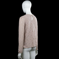 Long-sleeve top - Taupe - Size M
