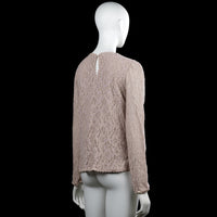 Long-sleeve top - Taupe - Size M
