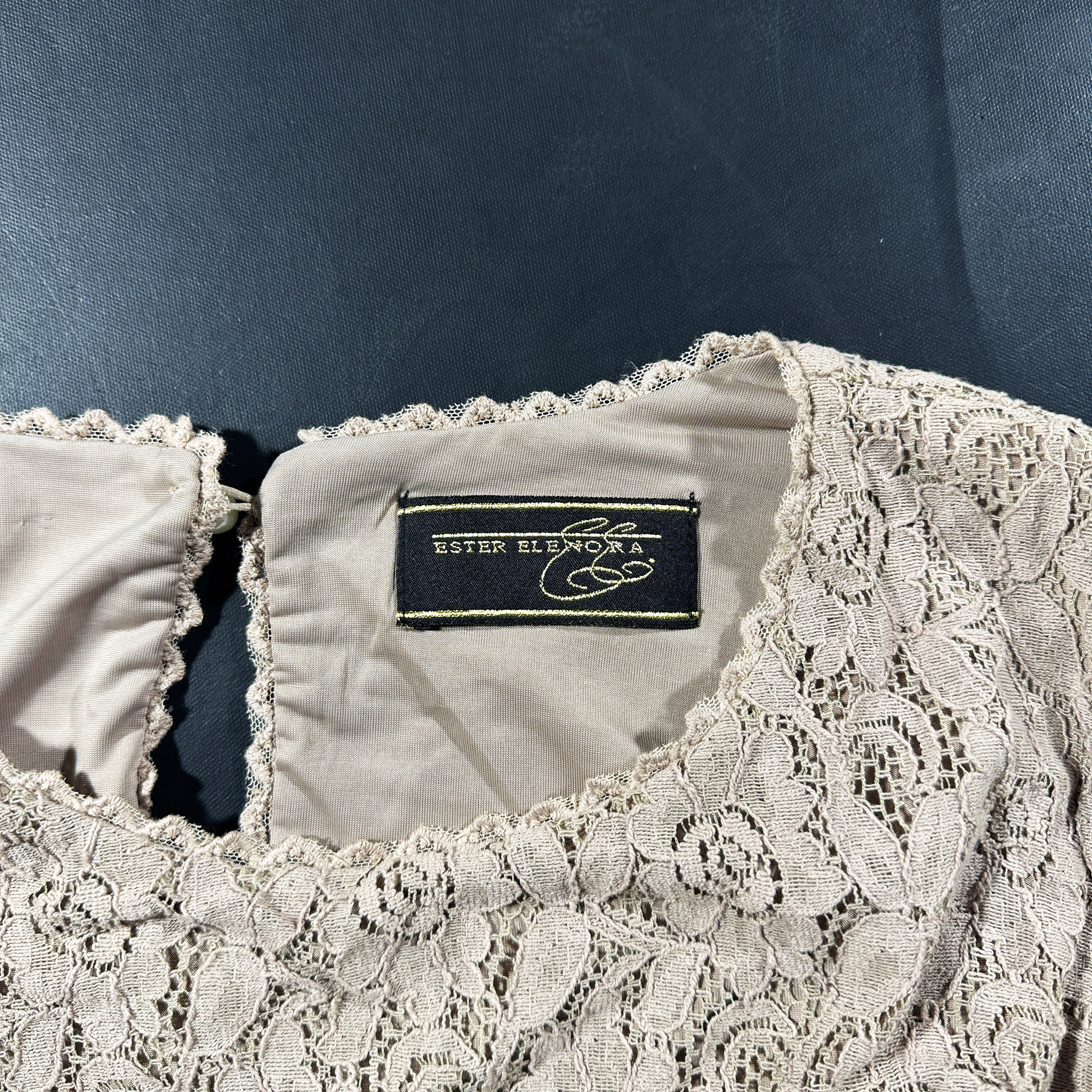 Long-sleeve top - Taupe - Size M