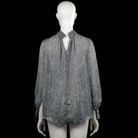 Blouse - Black & White - Size S