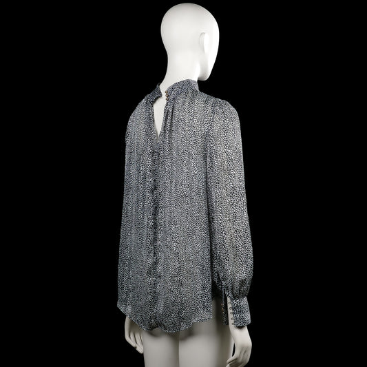 Blouse - Black & White - Size S