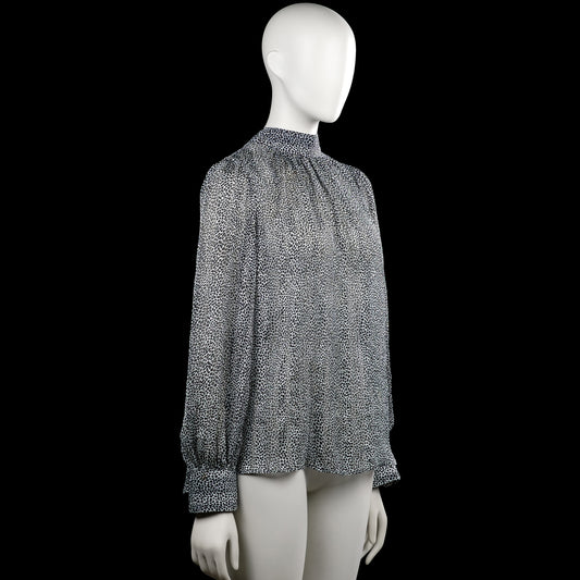 Blouse - Black & White - Size S