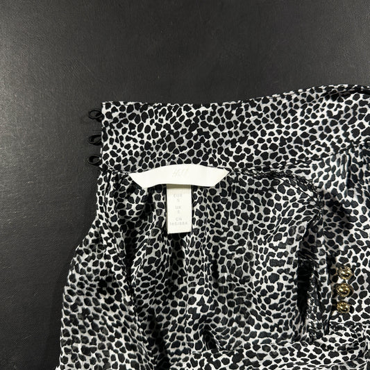 Blouse - Black & White - Size S