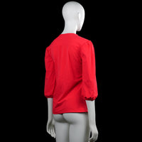 Long-sleeve top - Red - Size S