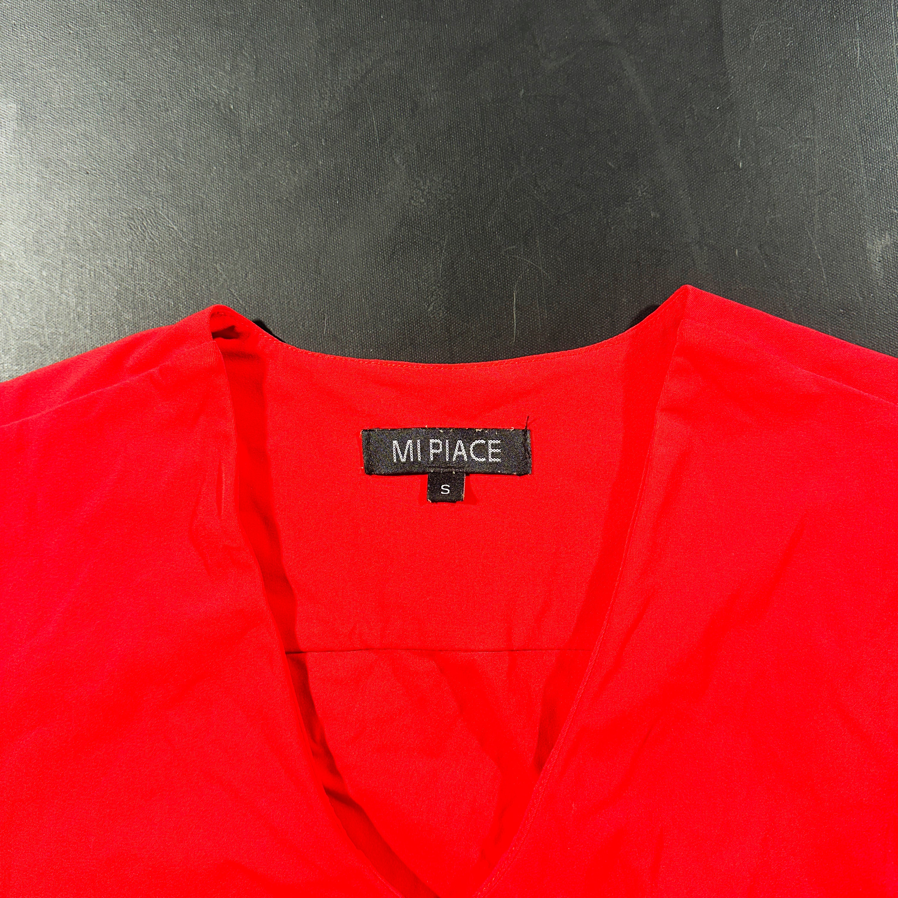 Long-sleeve top - Red - Size S