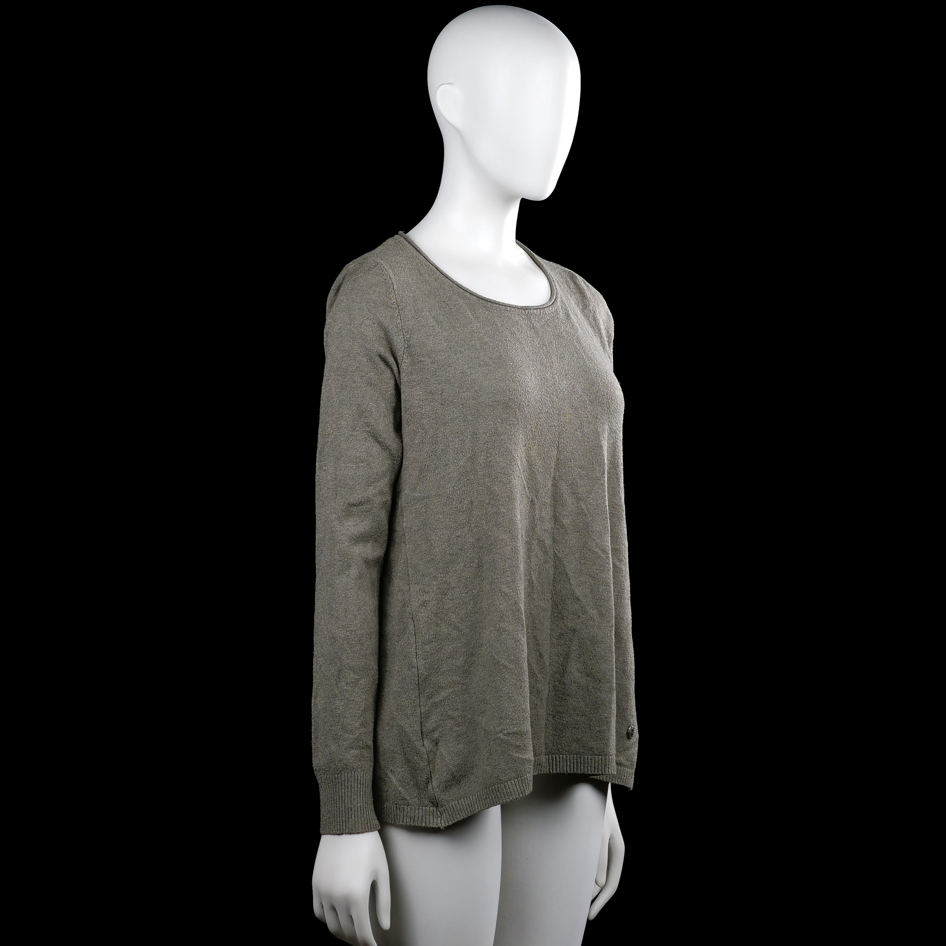 Sweater - Gray & Olive - Size M