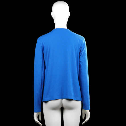 Long-sleeve top - Royal Blue - Size 40, 42