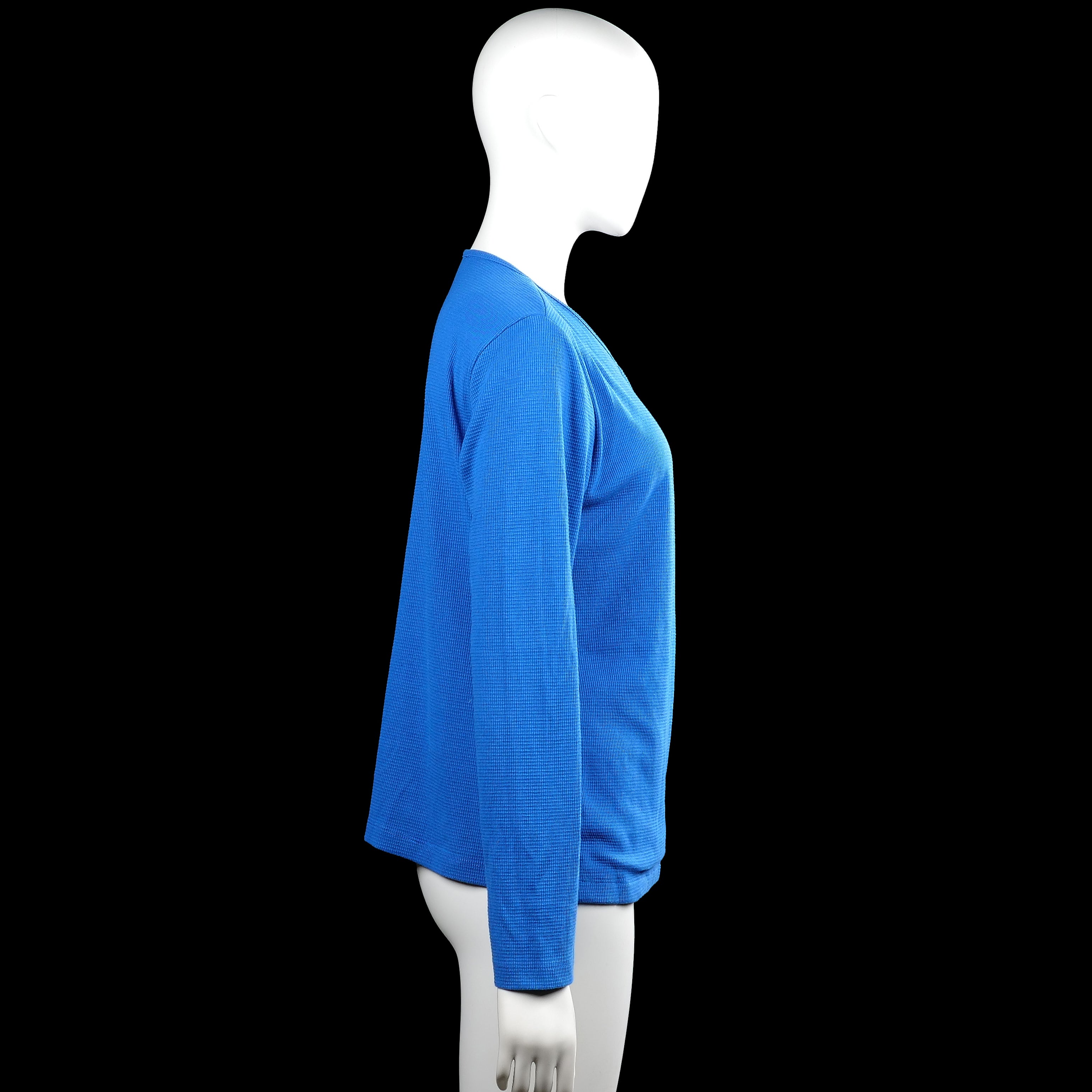 Long-sleeve top - Royal Blue - Size 40, 42