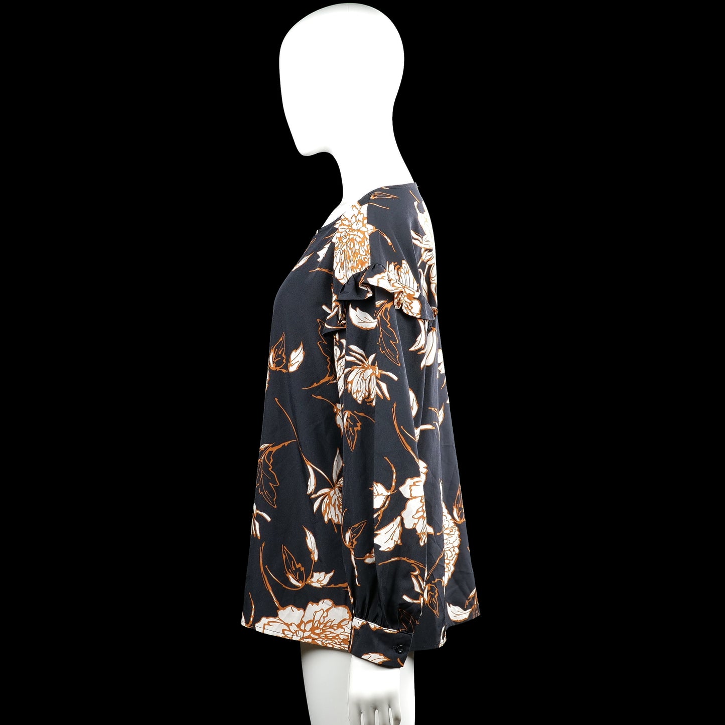 Blouse - Black & White - Size 40