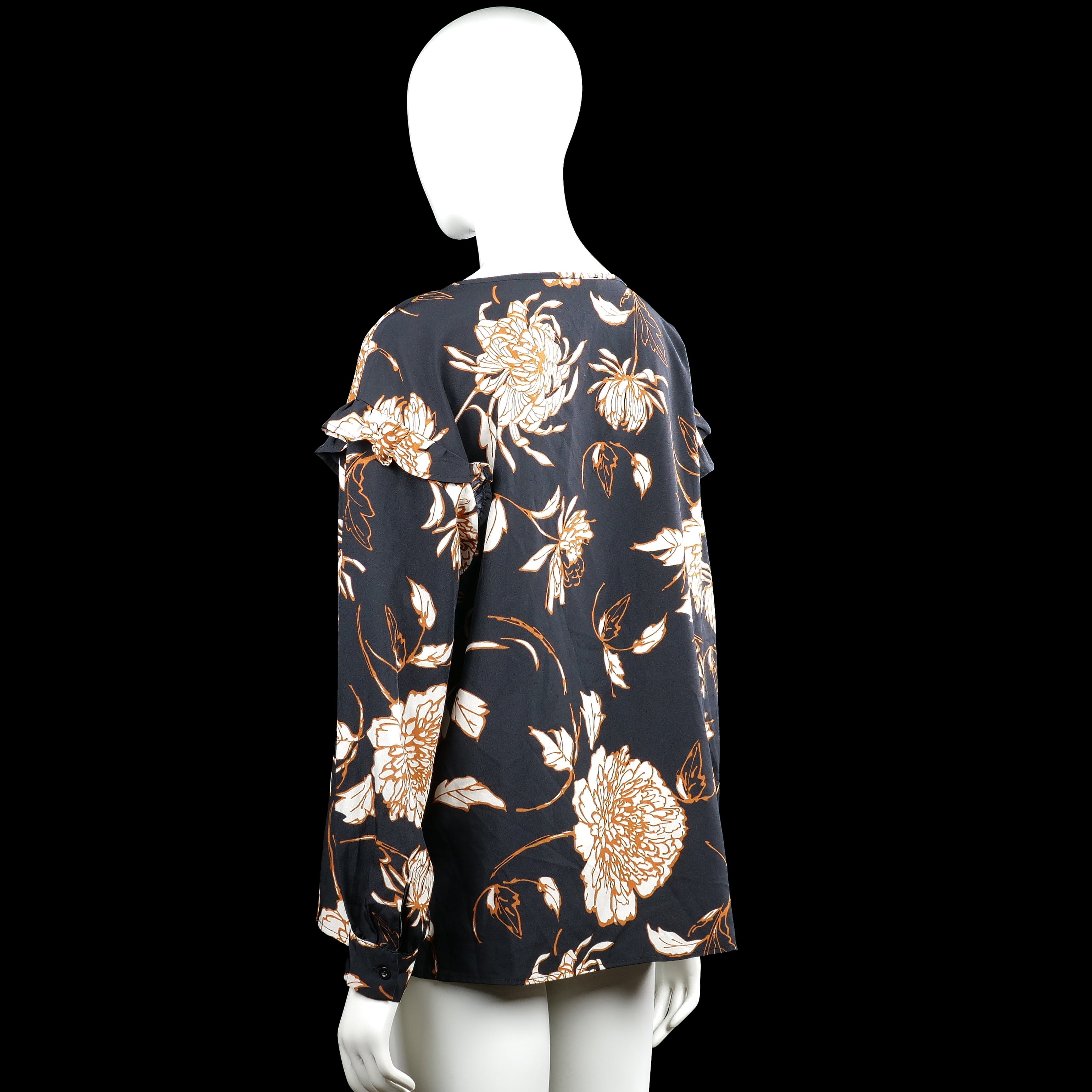 Blouse - Black & White - Size 40