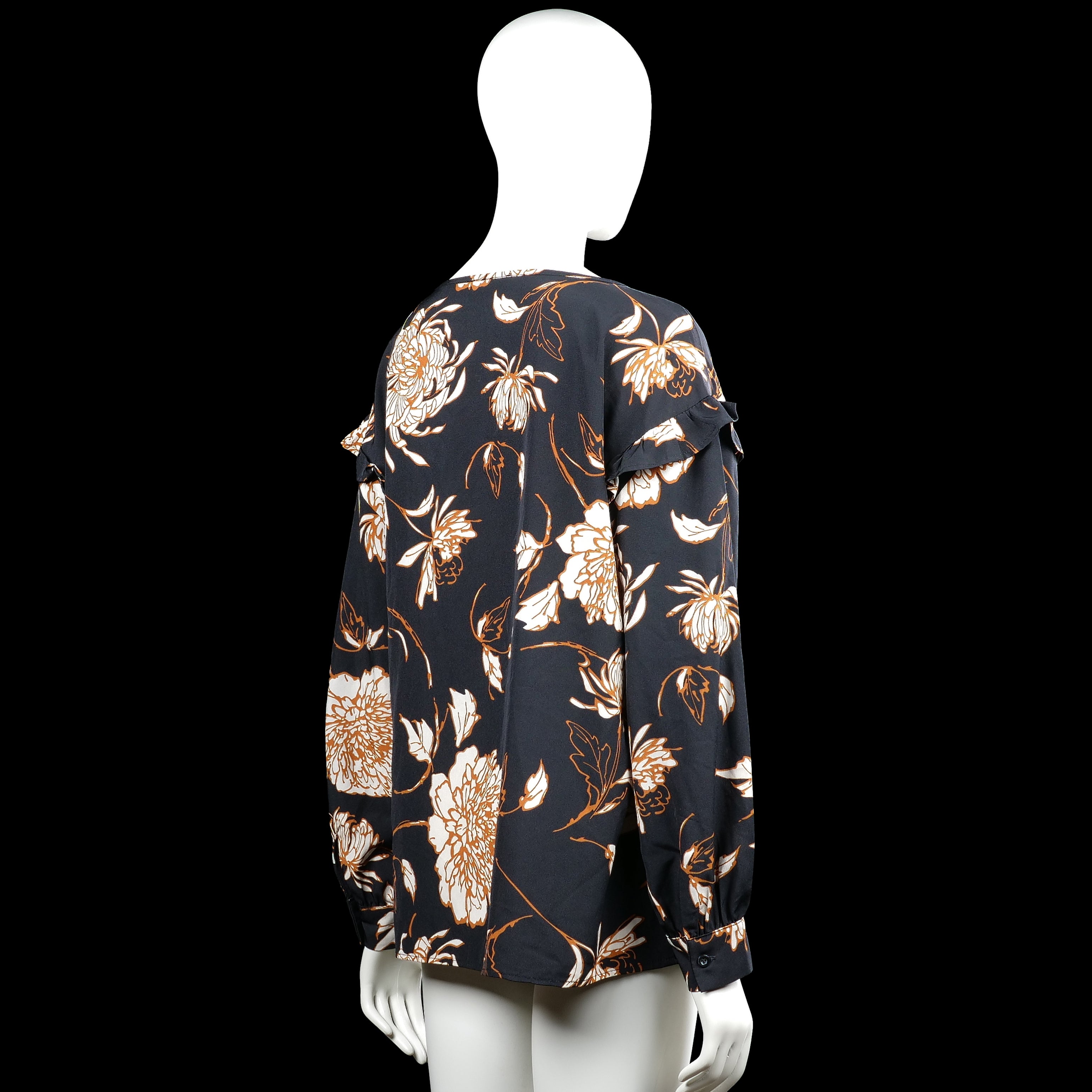 Blouse - Black & White - Size 40