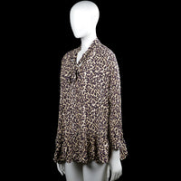 Tunic - Beige & Black - Size M