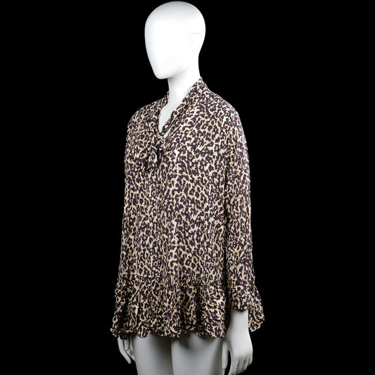 Tunic - Beige & Black - Size M