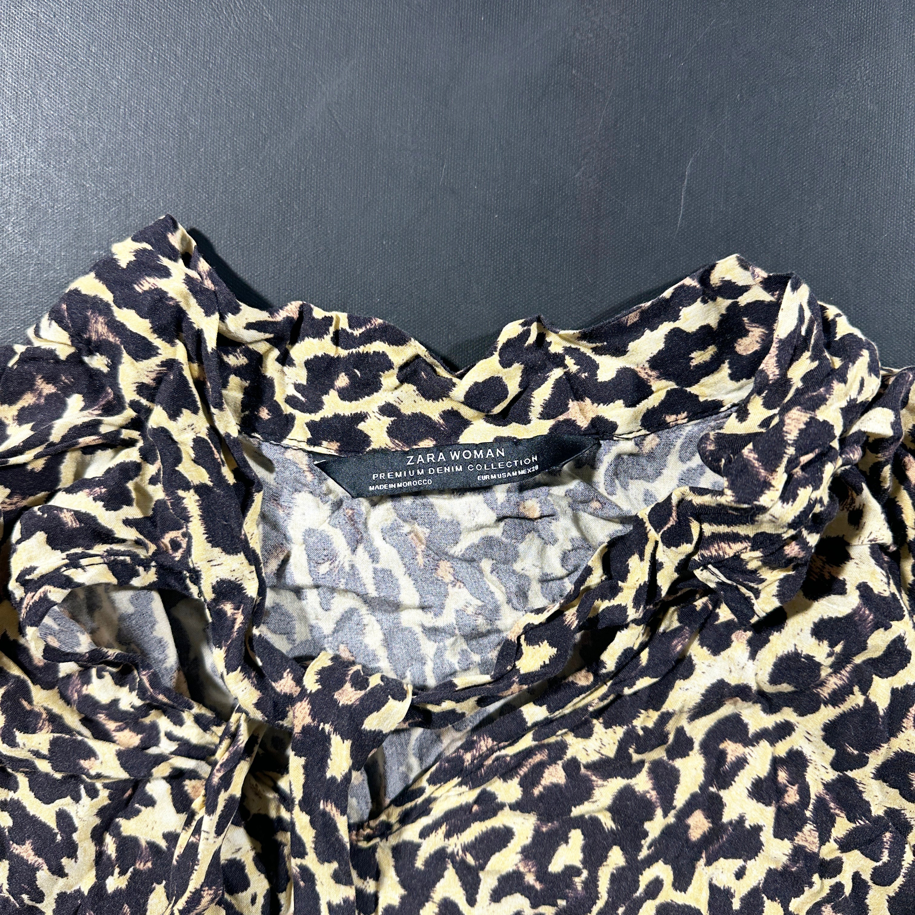 Tunic - Beige & Black - Size M