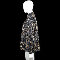Blouse - Black & Gray - Size M, L