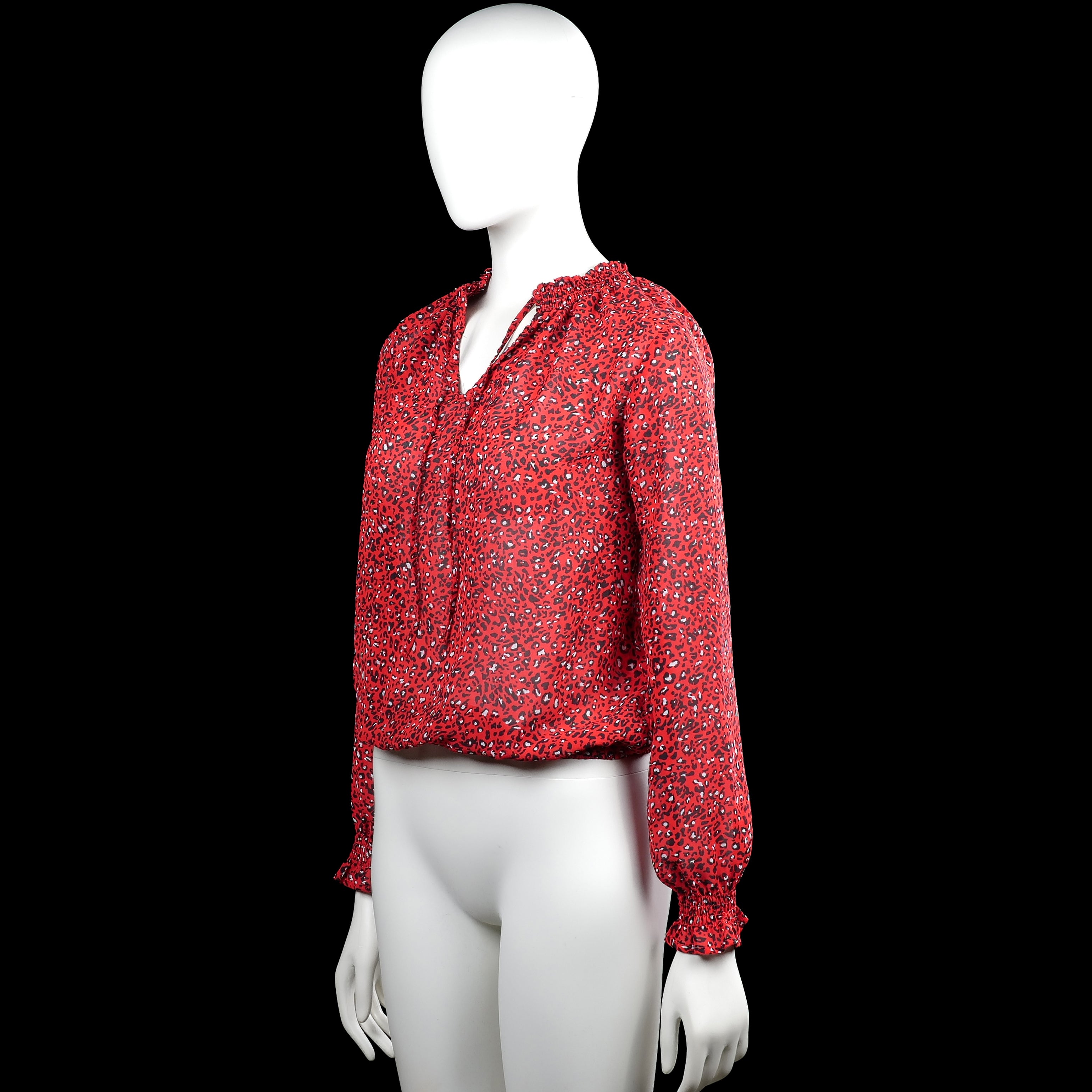 Blouse - Red & Black - Size 36