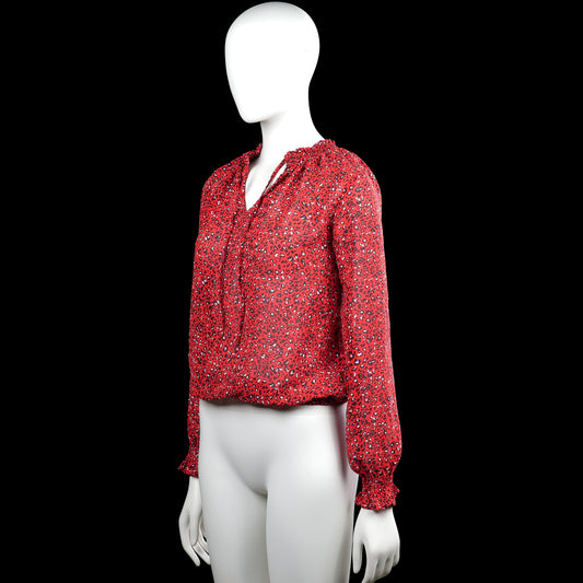 Blouse - Red & Black - Size 36