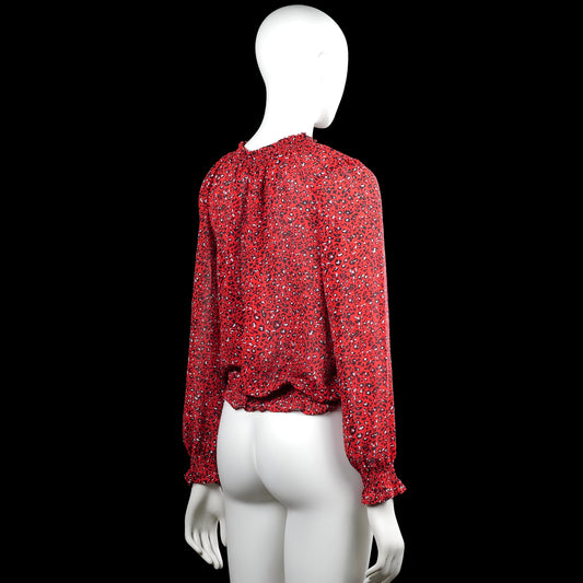 Blouse - Red & Black - Size 36