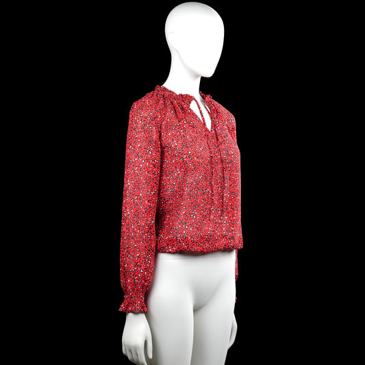 Blouse - Red & Black - Size 36