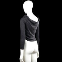 Long-sleeve top - Dark Gray - Size L