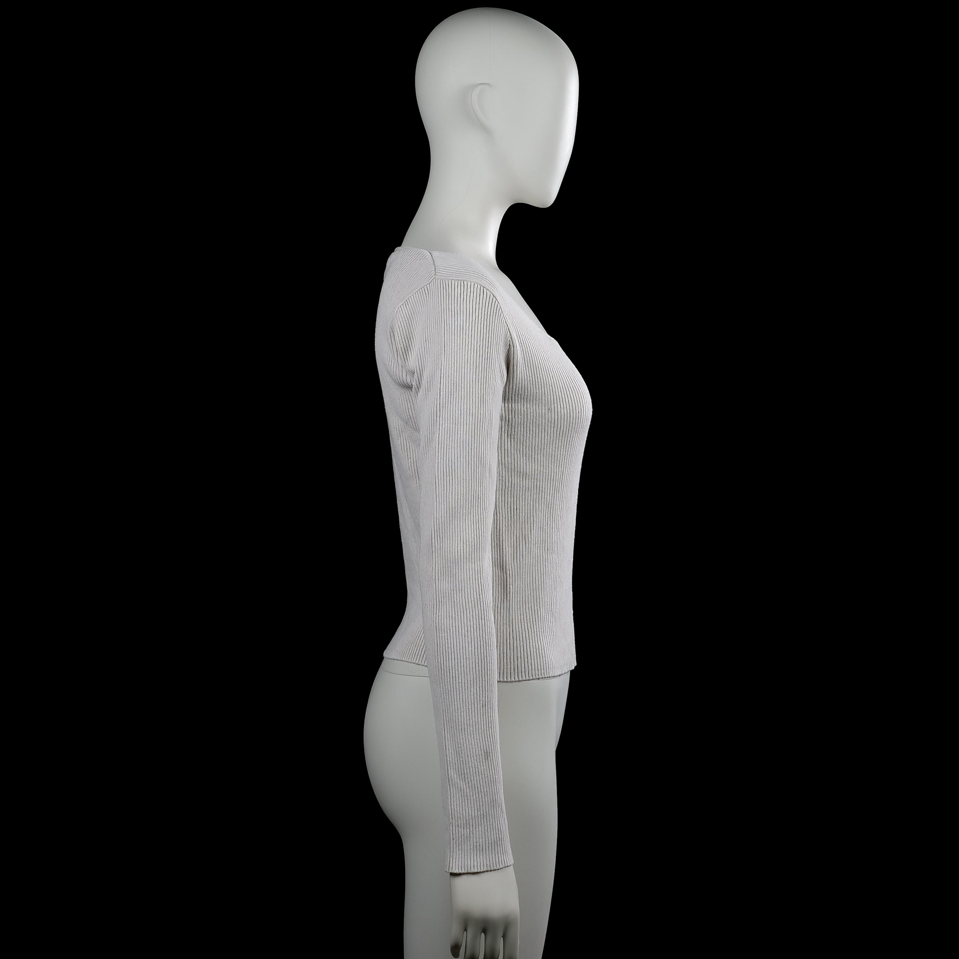 Long-sleeve top - Light Gray - Size 170