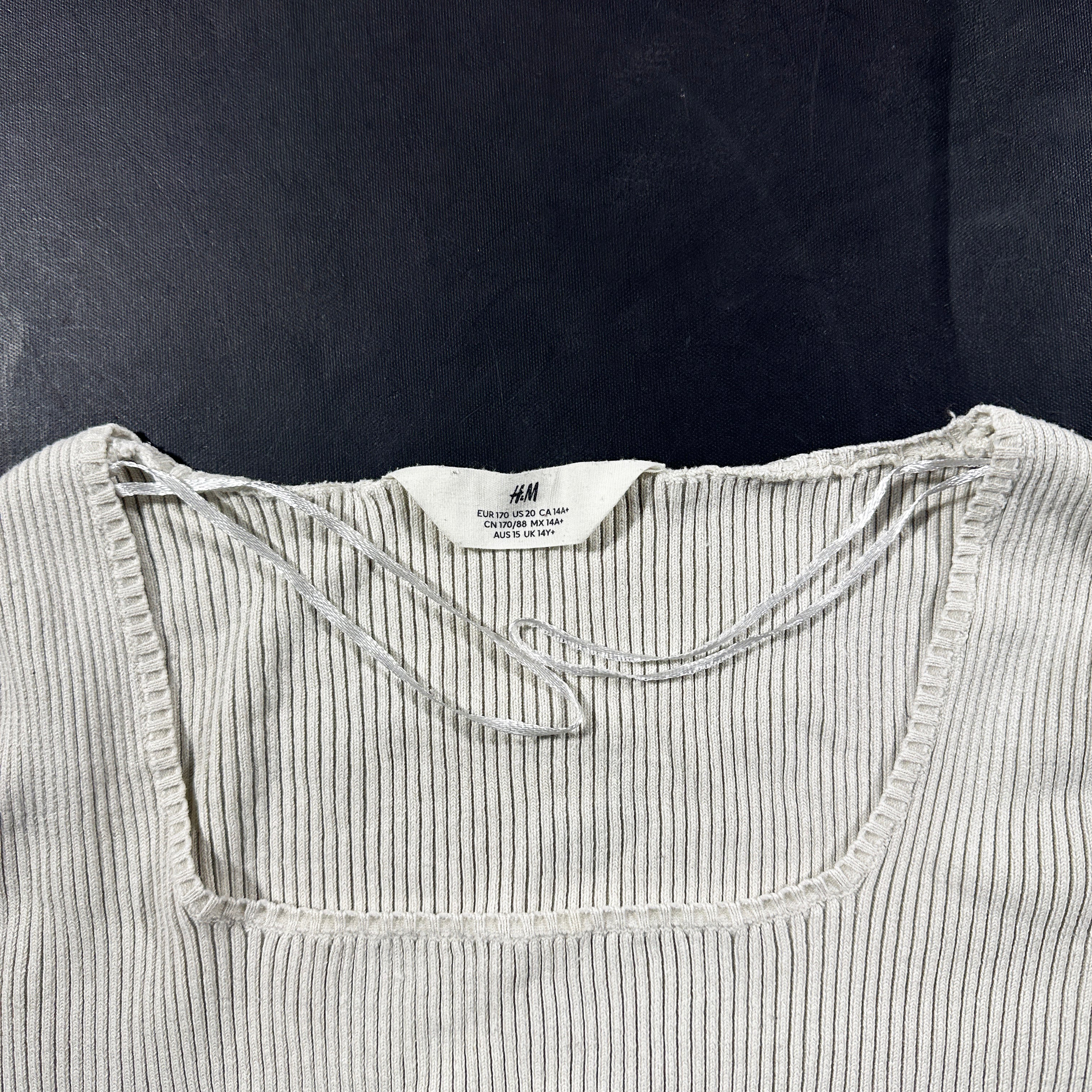 Long-sleeve top - Light Gray - Size 170