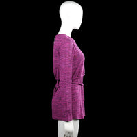 Tunic - Purple & Black - Size M - (NEW)