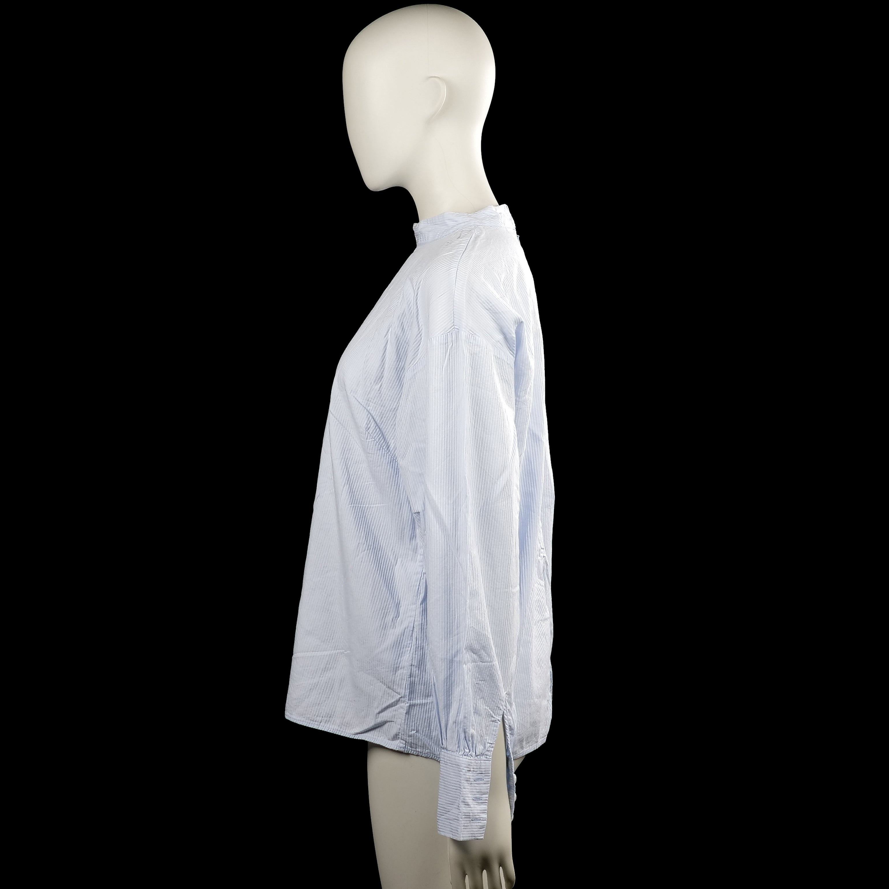 Blouse - Light Blue & White - Size 38