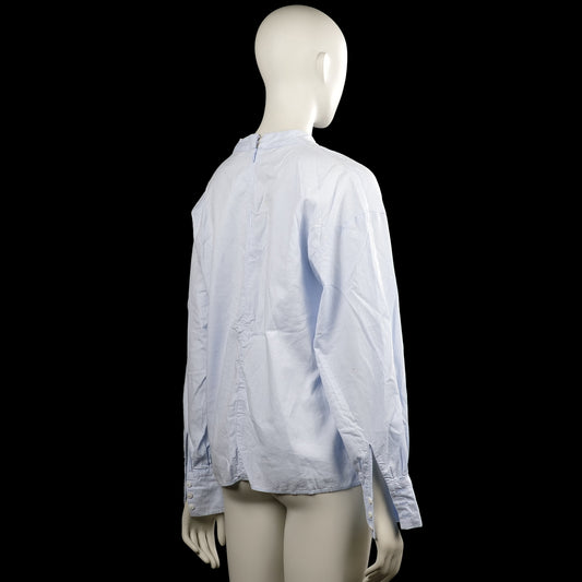 Blouse - Light Blue & White - Size 38