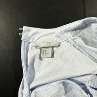 Blouse - Light Blue & White - Size 38