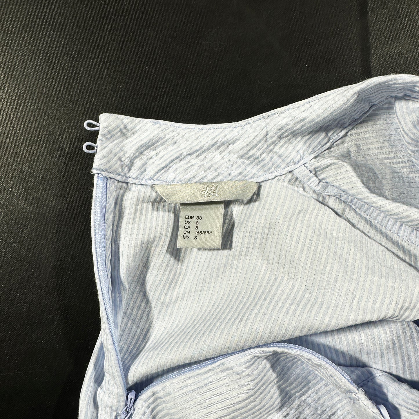 Blouse - Light Blue & White - Size 38