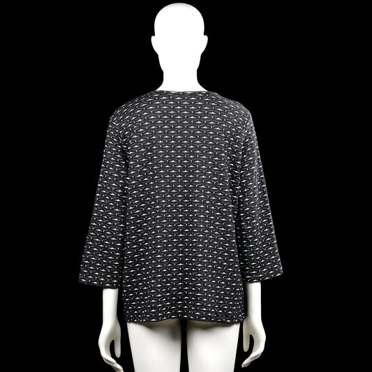T-shirt - Black & White - Size XL