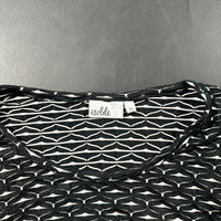 T-shirt - Black & White - Size XL