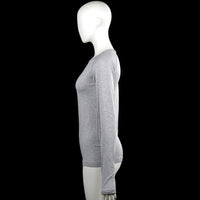 Long-sleeve top - Light Gray - Size 34, 36