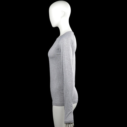 Long-sleeve top - Light Gray - Size 34, 36