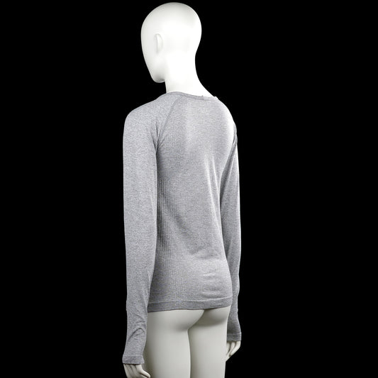 Long-sleeve top - Light Gray - Size 34, 36