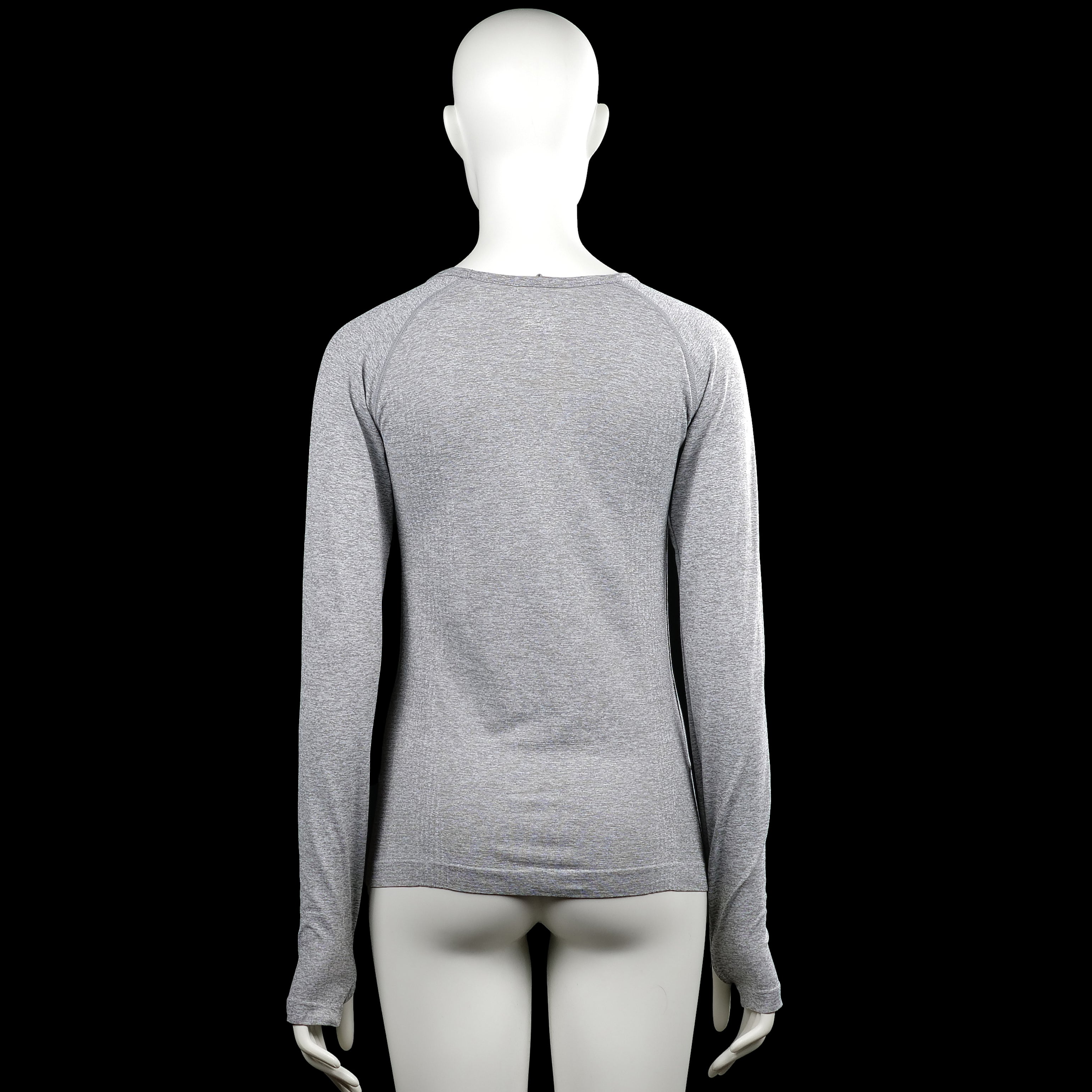Long-sleeve top - Light Gray - Size 34, 36