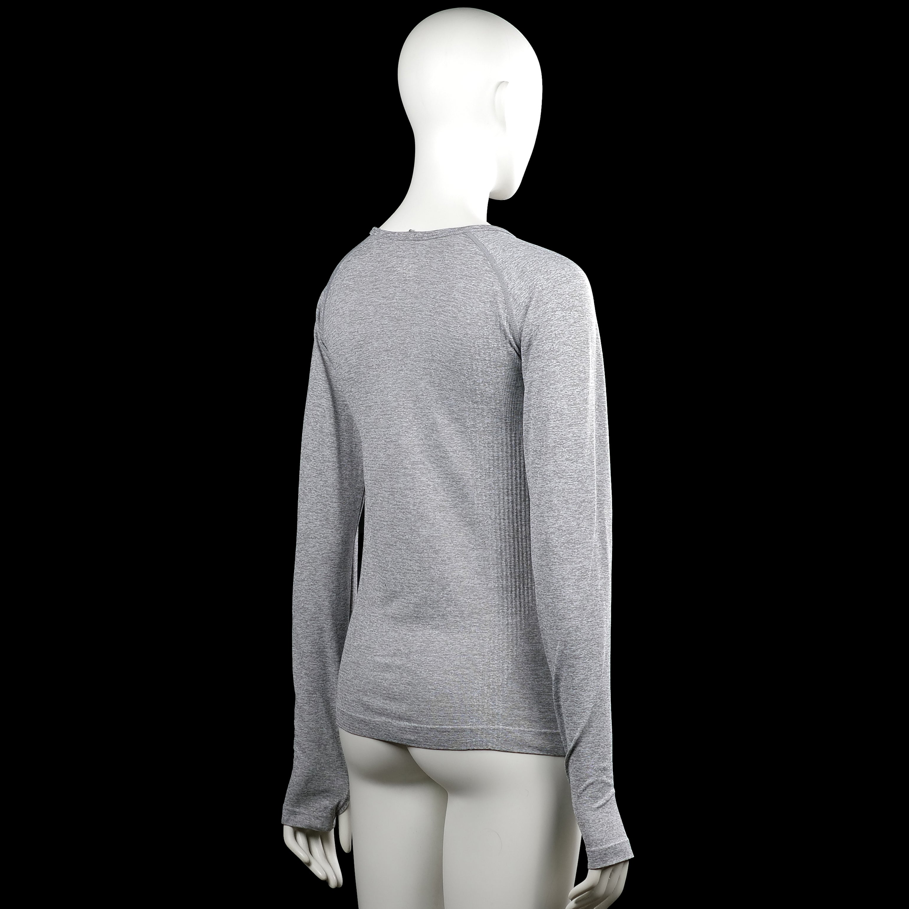 Long-sleeve top - Light Gray - Size 34, 36