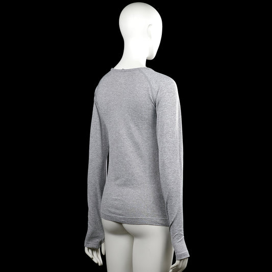 Long-sleeve top - Light Gray - Size 34, 36