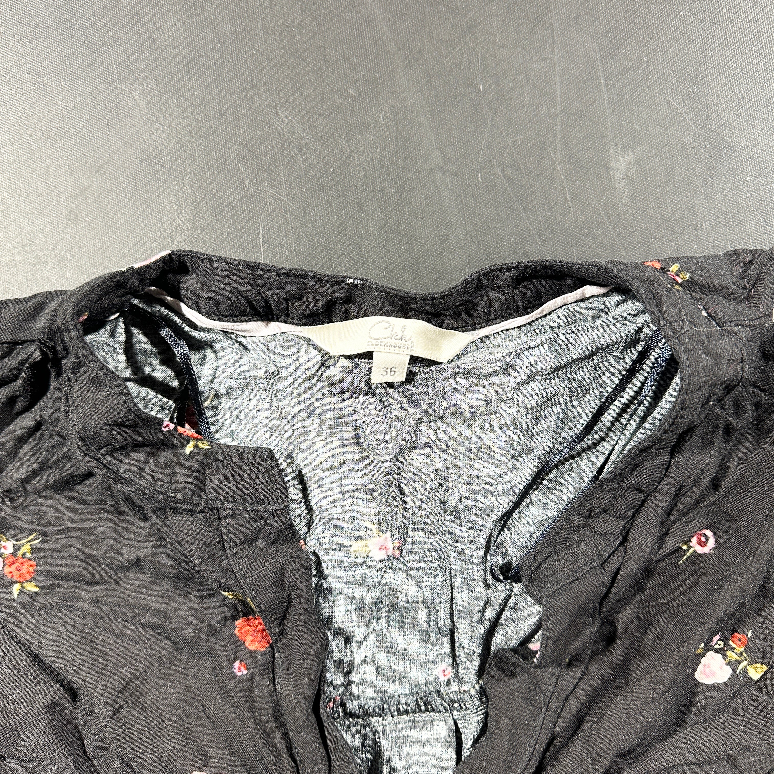 Blouse - Black - Size 36