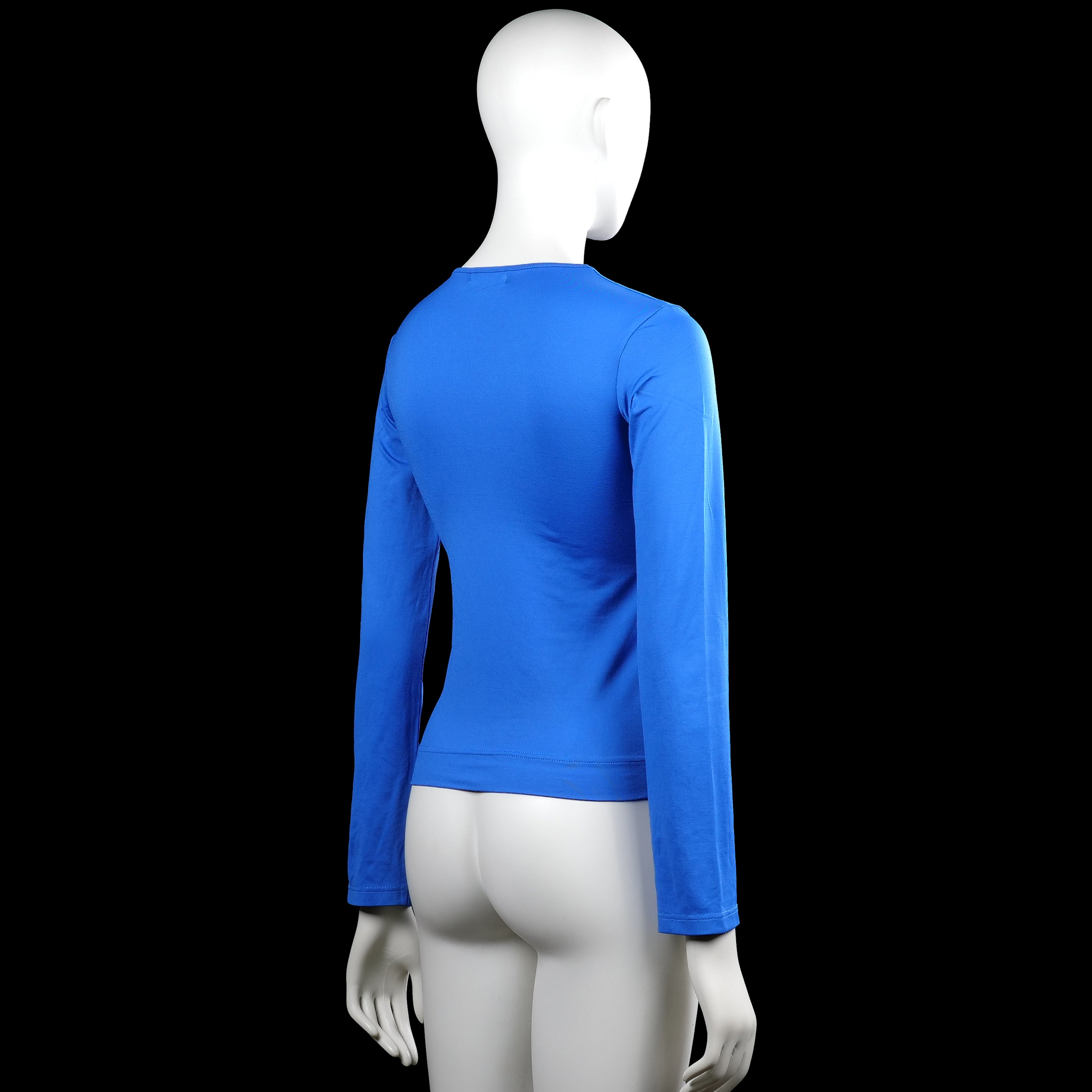Long-sleeve top - Royal Blue - Size S