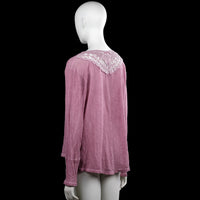 Long-sleeve top - Purple - Size XL