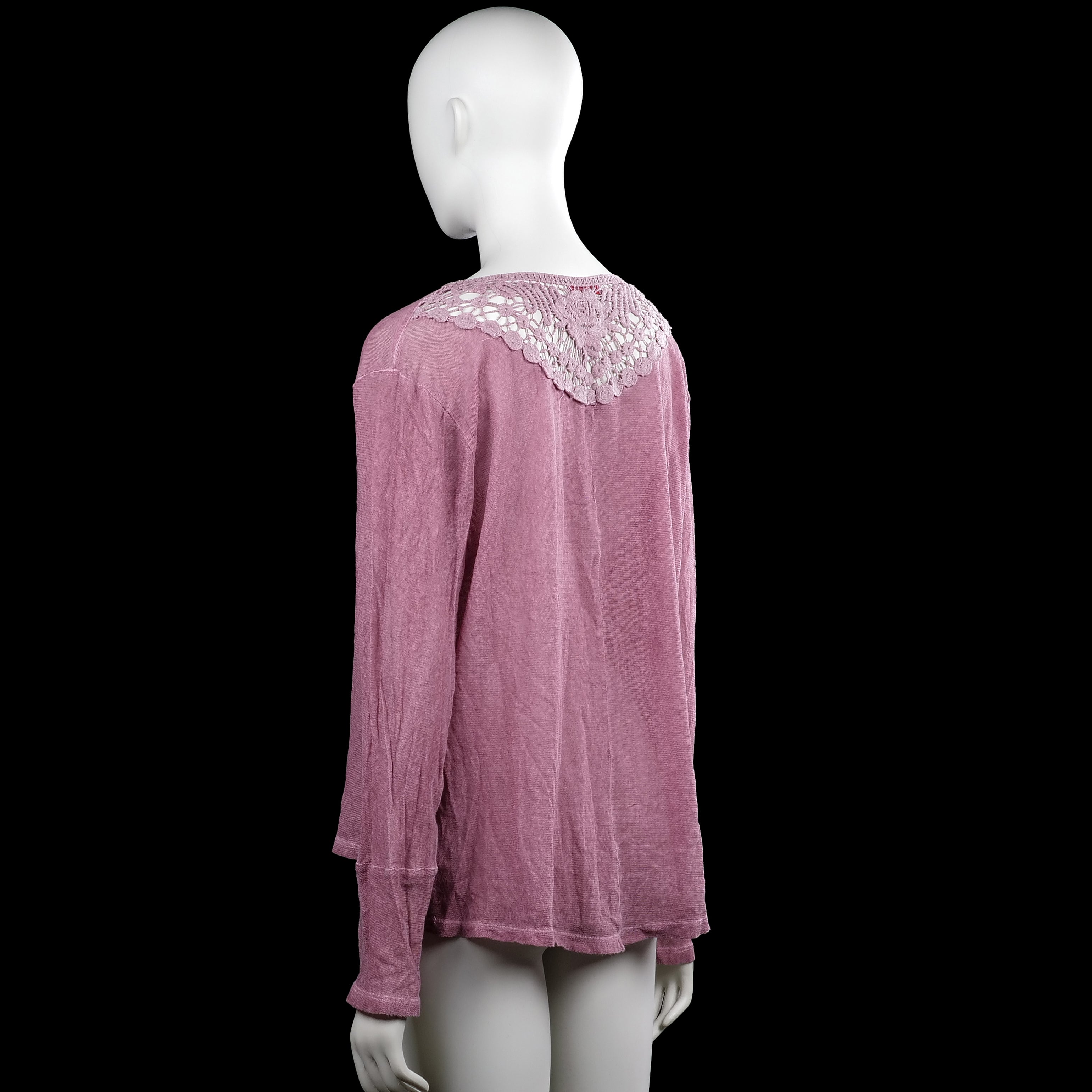 Long-sleeve top - Purple - Size XL