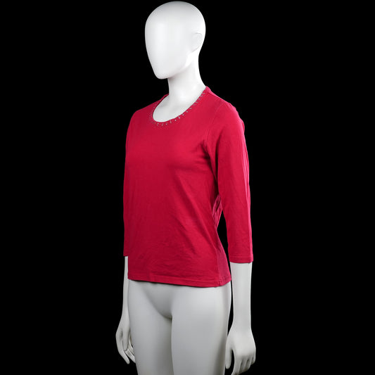 Long-sleeve top - Red - Size S