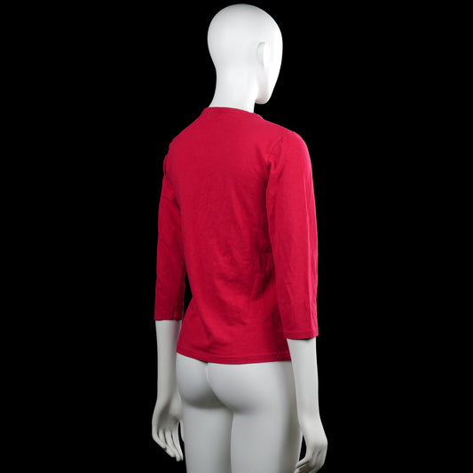 Long-sleeve top - Red - Size S
