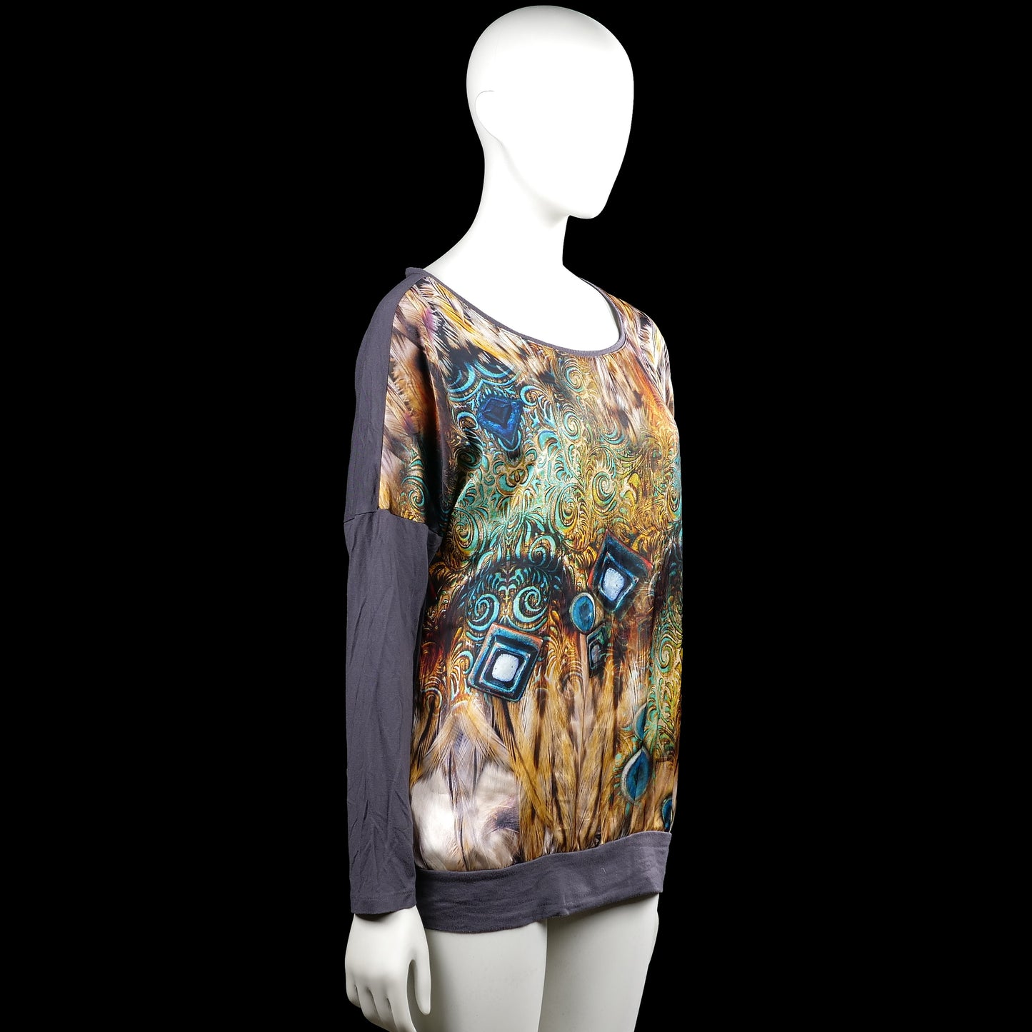 Long-sleeve top - Multicolored - Size XXL