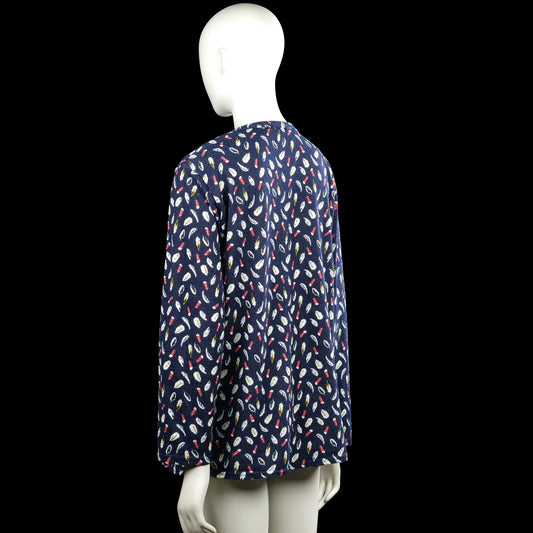 Tunic - Navy & White - Size XXL, XXXL