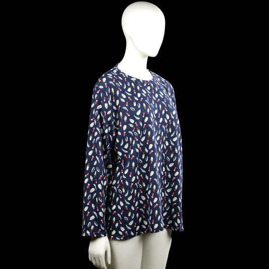 Tunic - Navy & White - Size XXL, XXXL